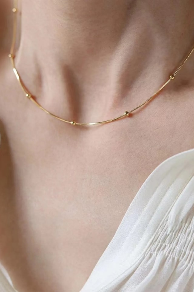 Women’s Snake Chain Necklace – Ferro Alloy Serpent Design | THRILL