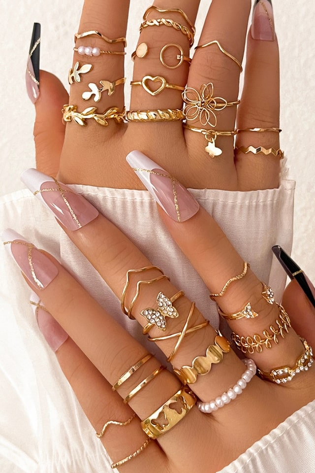 Women’s Elegant Zircon Rings – Multi-Design Jewelry Set | THRILL