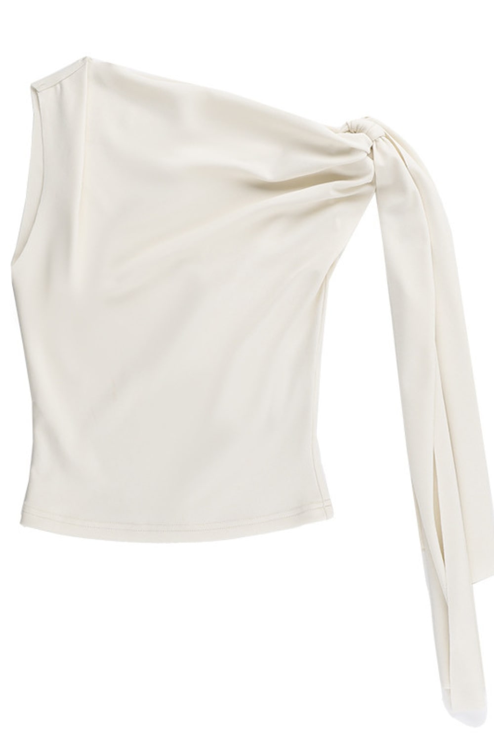 Women’s One Shoulder Patchwork Top – Sleeveless Chic | THRILL