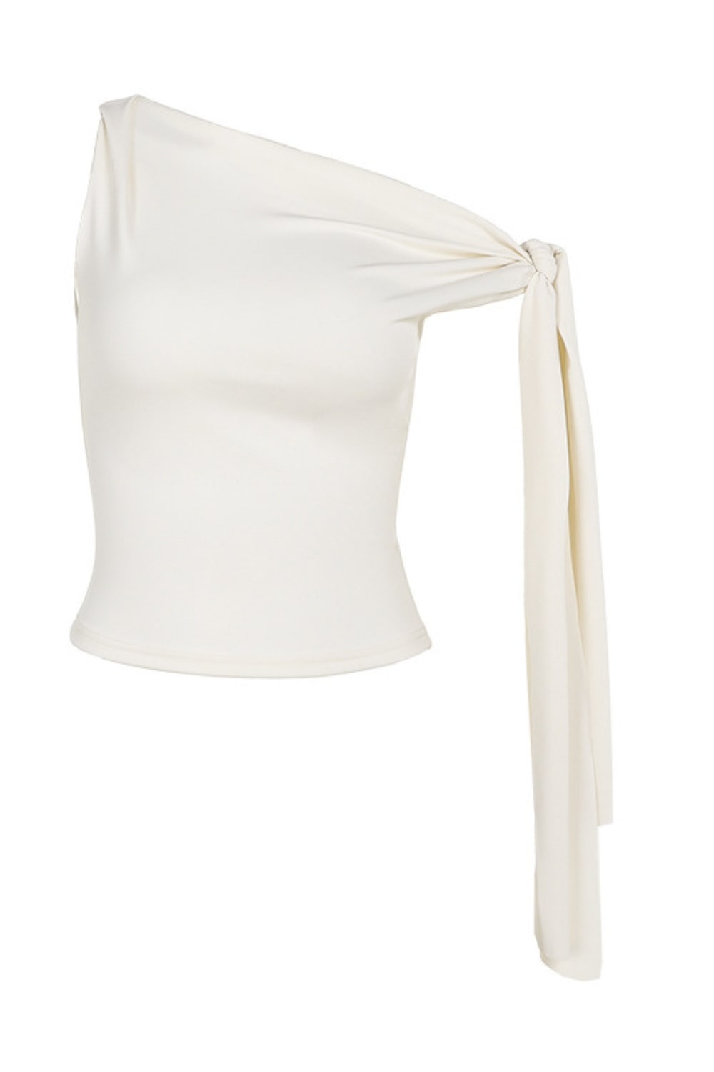 Women’s One Shoulder Patchwork Top – Sleeveless Chic | THRILL