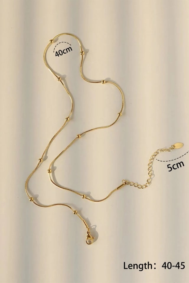 Women’s Snake Chain Necklace – Ferro Alloy Serpent Design | THRILL