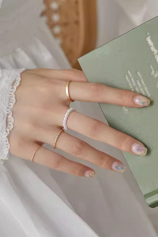 Women’s Luxurious Tropical Round Copper Rings – Statement Design | THRILL