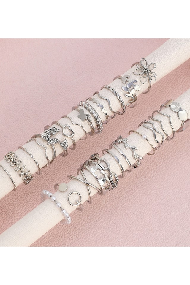 Women’s Elegant Zircon Rings – Multi-Design Jewelry Set | THRILL