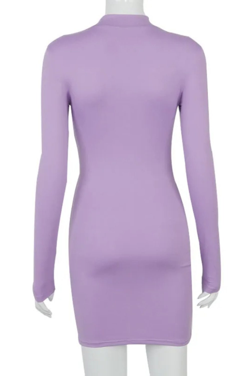 Women’s Long Sleeve Ruched Bodycon Dress – Elegant Fit | THRILL