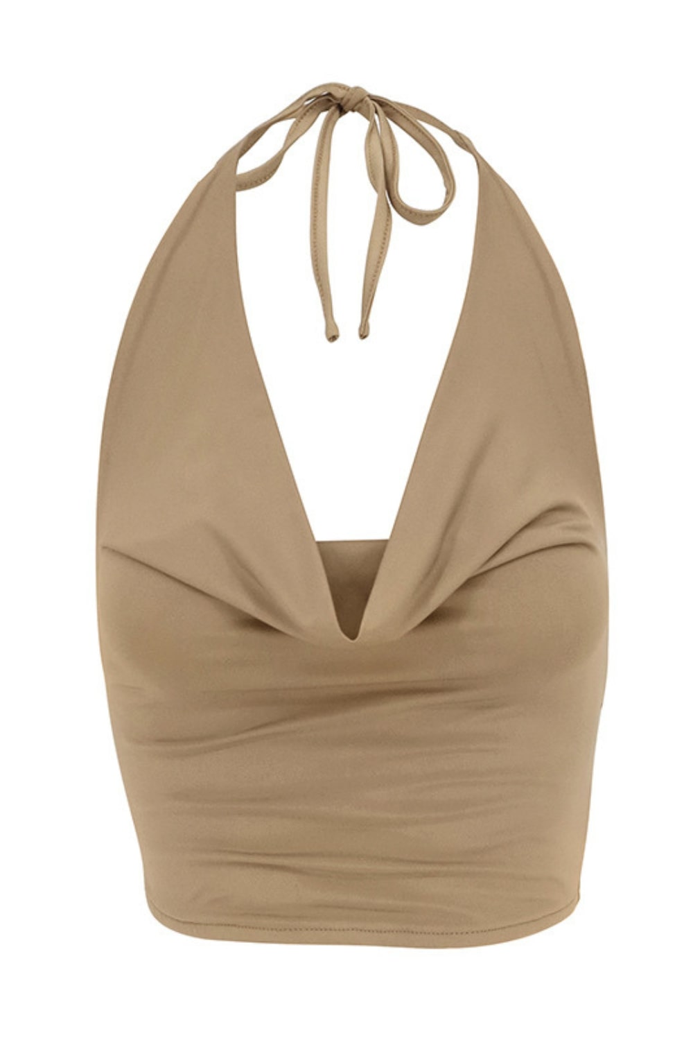 Women’s Halter Neck Backless Crop Top – Chic Streetwear | THRILL