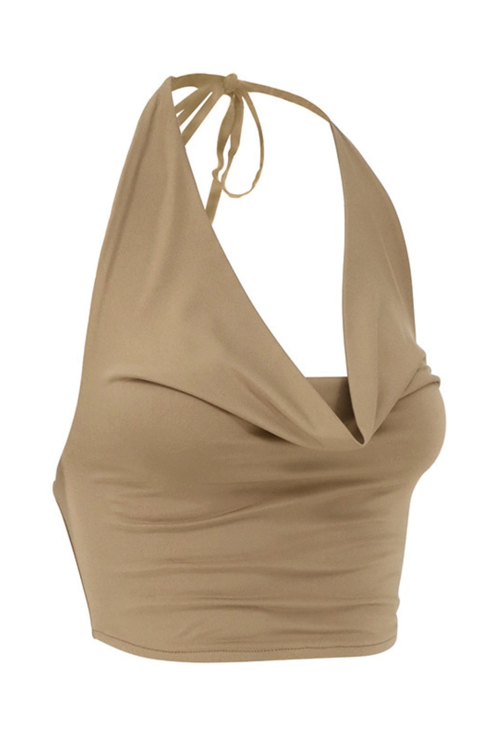 Women’s Halter Neck Backless Crop Top – Chic Streetwear | THRILL
