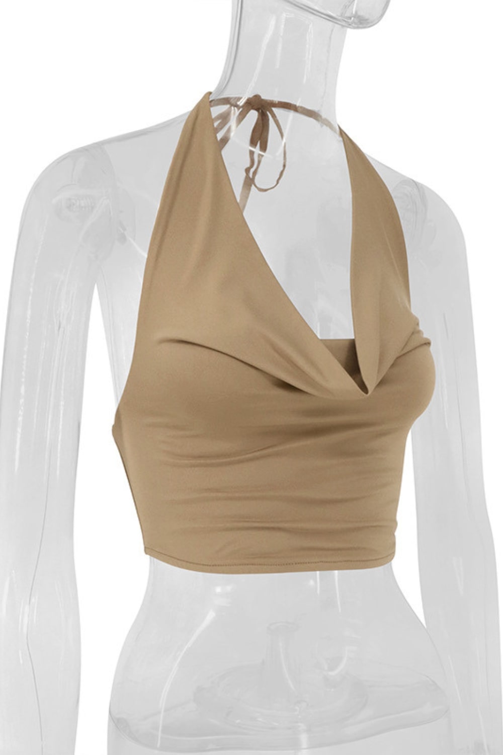 Women’s Halter Neck Backless Crop Top – Chic Streetwear | THRILL