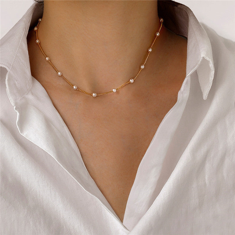 Women’s Geometric Gold Plated Necklace – Fashion Design | THRILL