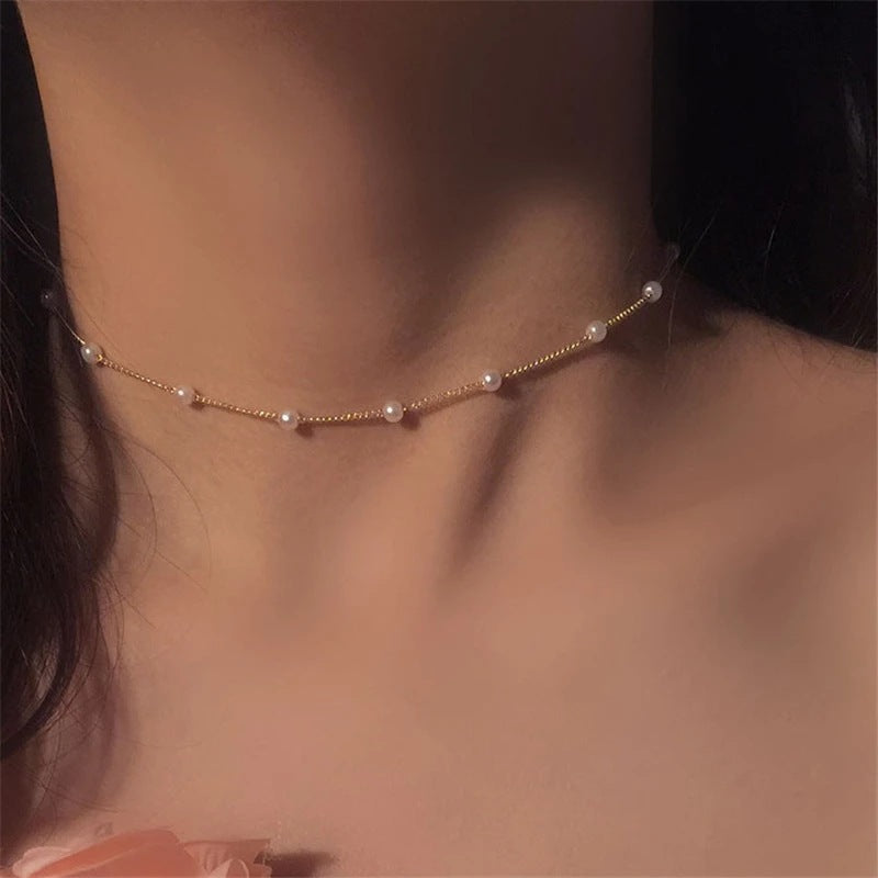Women’s Geometric Gold Plated Necklace – Fashion Design | THRILL