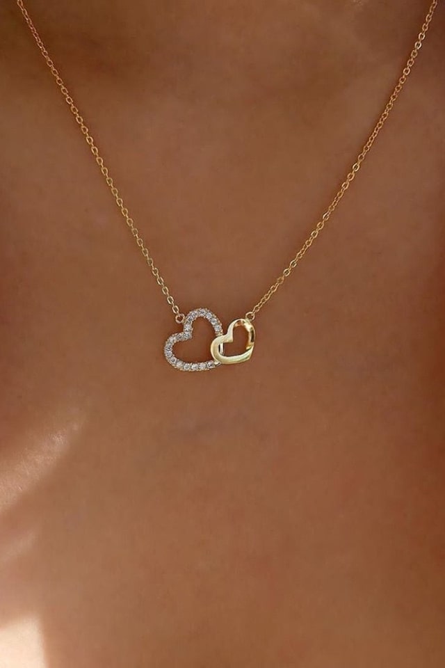 Women’s Retro Heart Clavicle Necklace – Celebrity Style | THRILL