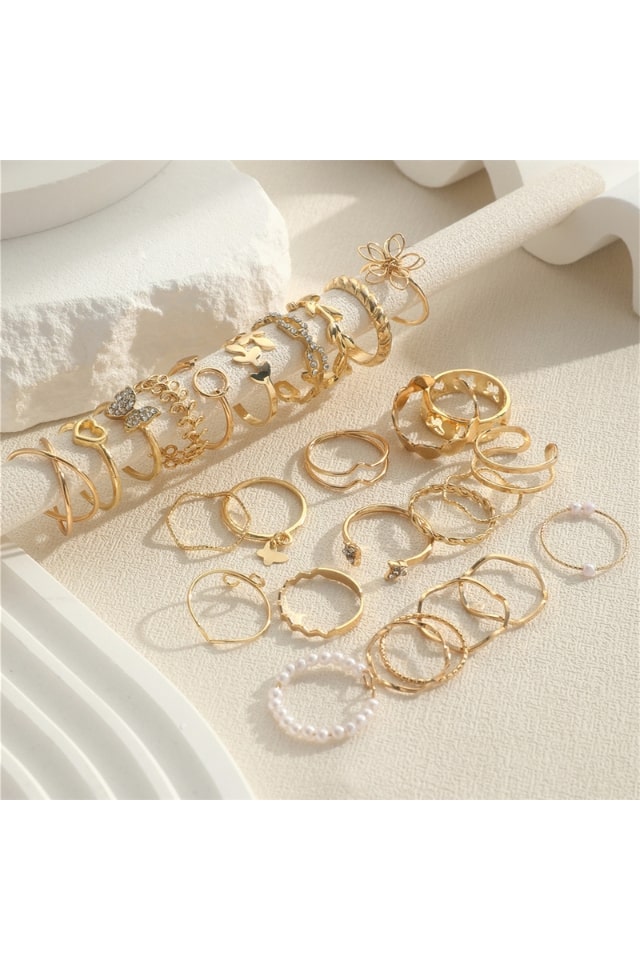Women’s Elegant Zircon Rings – Multi-Design Jewelry Set | THRILL